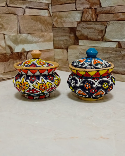 قندان دست ساز میناکاری