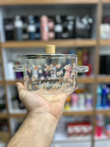 قابلمه پیرکس ۱/۵ لیتری شعله مستقیم