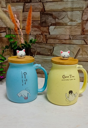 ماگ فانتزی وارداتی طرح گربه کد ۱۱۰۰۴