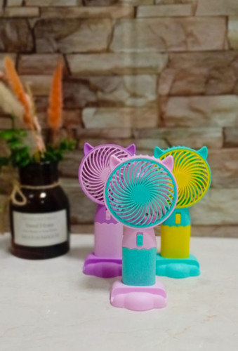 پنکه شارژی دستی هولدردار کد ۱۱۶۵۵