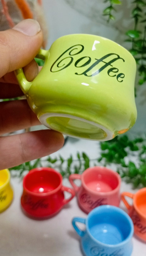 شات قهوه خوری رجینال رنگی coffee