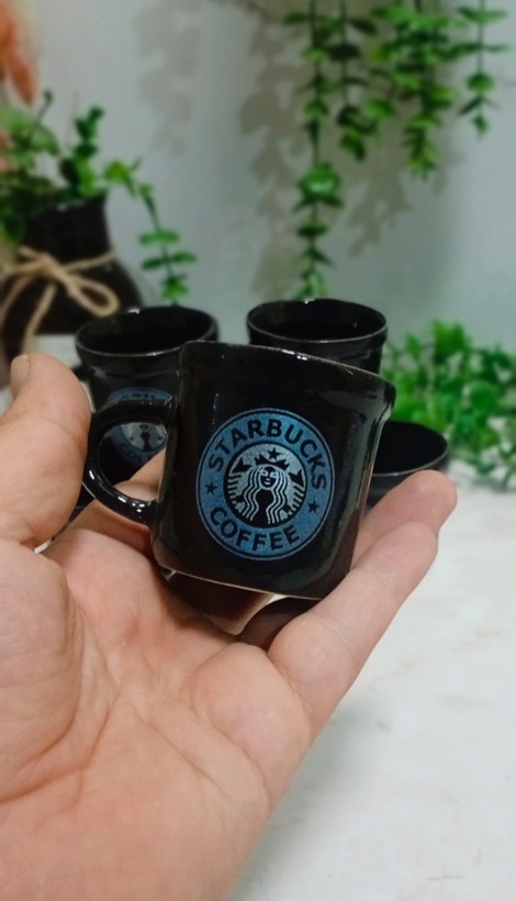شات قهوه خوری استارباکس مشکی دوبل