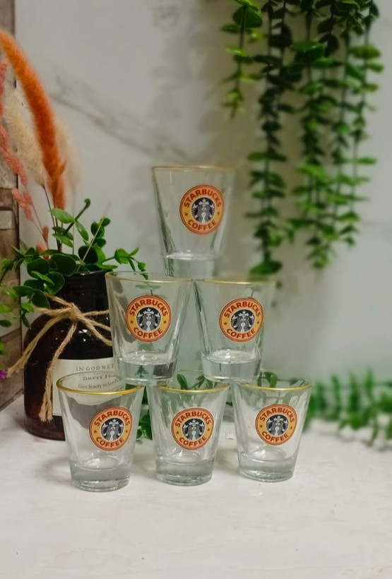 شات قهوه خوری استارباکس شیشه ای