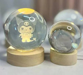 گوی شبخواب usb سایز 8 کرومی