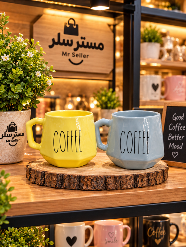 ماگ شش ضلعی coffee